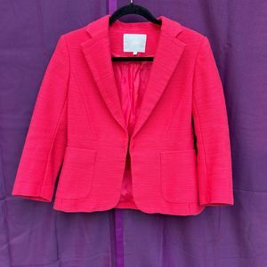 MAJE WOMENS PINK BLAZER SIZE 38, US 6